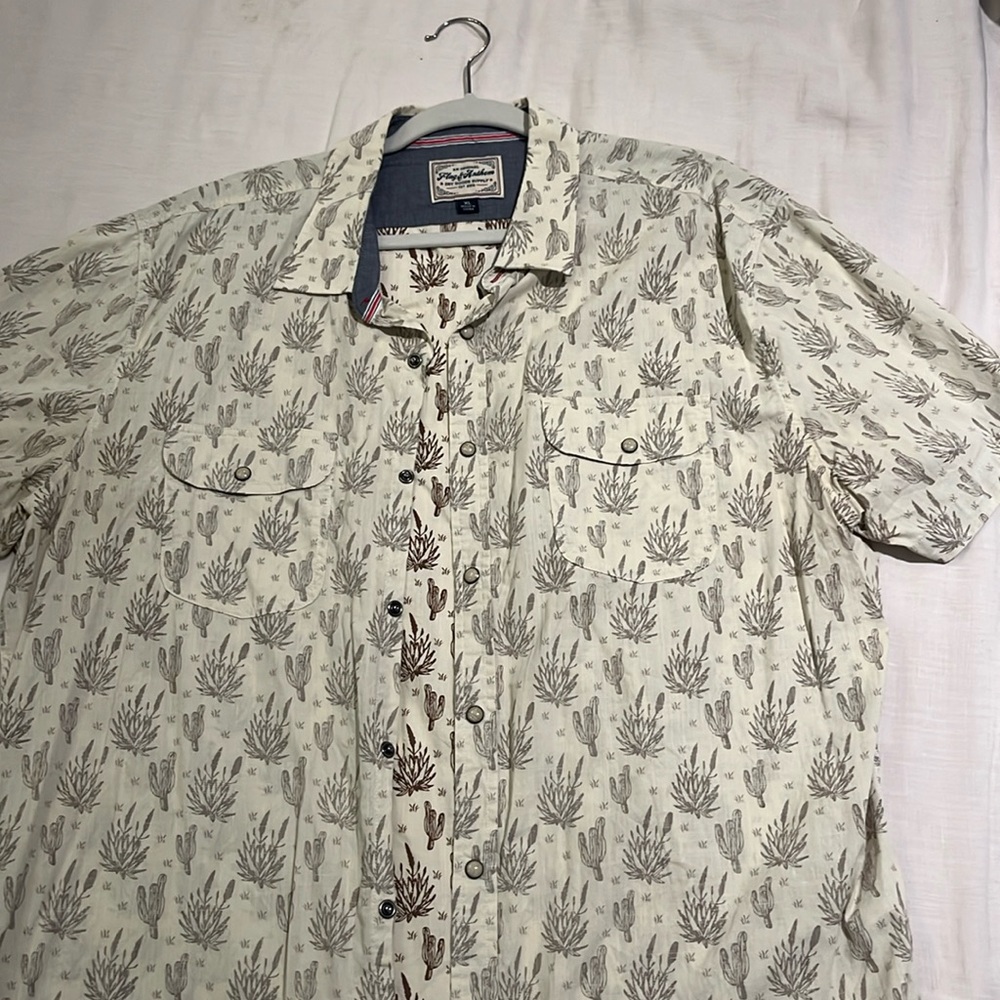 Flag & Anthem xl short sleeve button down